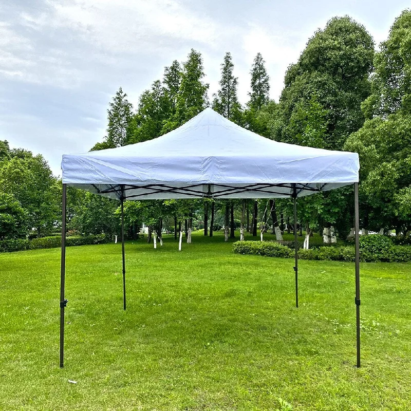 10x10 Ft Outdoor Easy Pop Up Canopy Tent, Folding Portable Tent