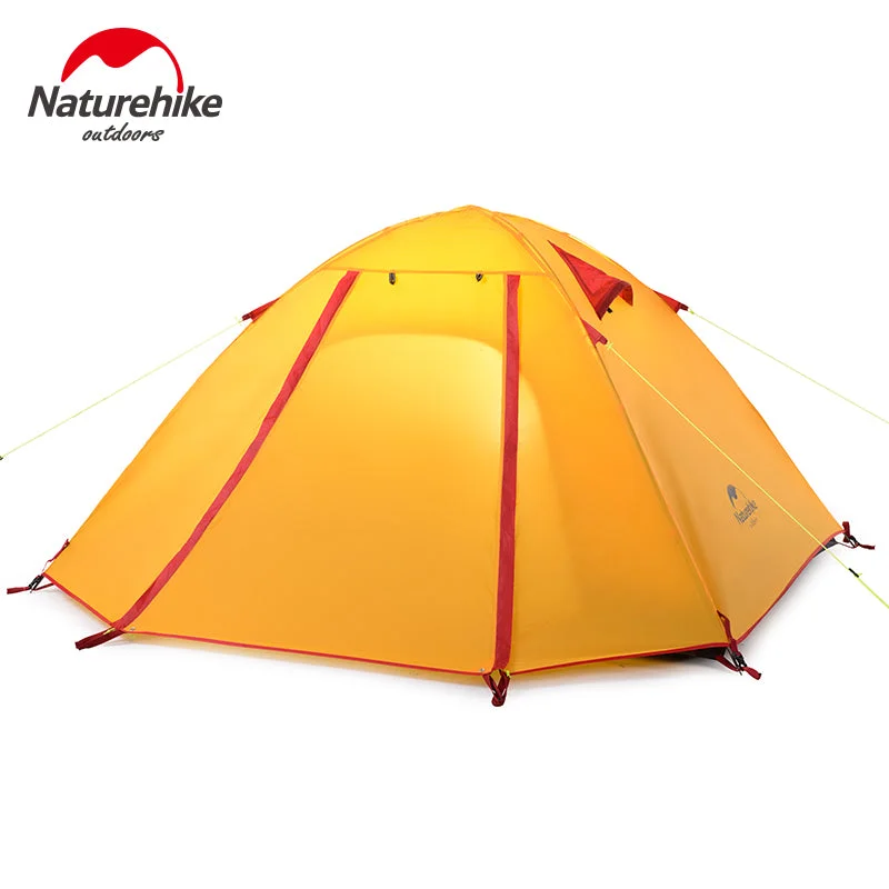 4 Person Coating Waterproof Double Layer Camping Tents