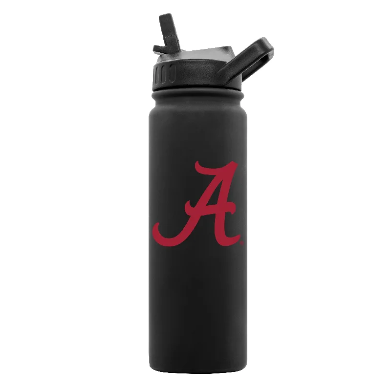 Alabama 24oz Black Soft Touch Bottle