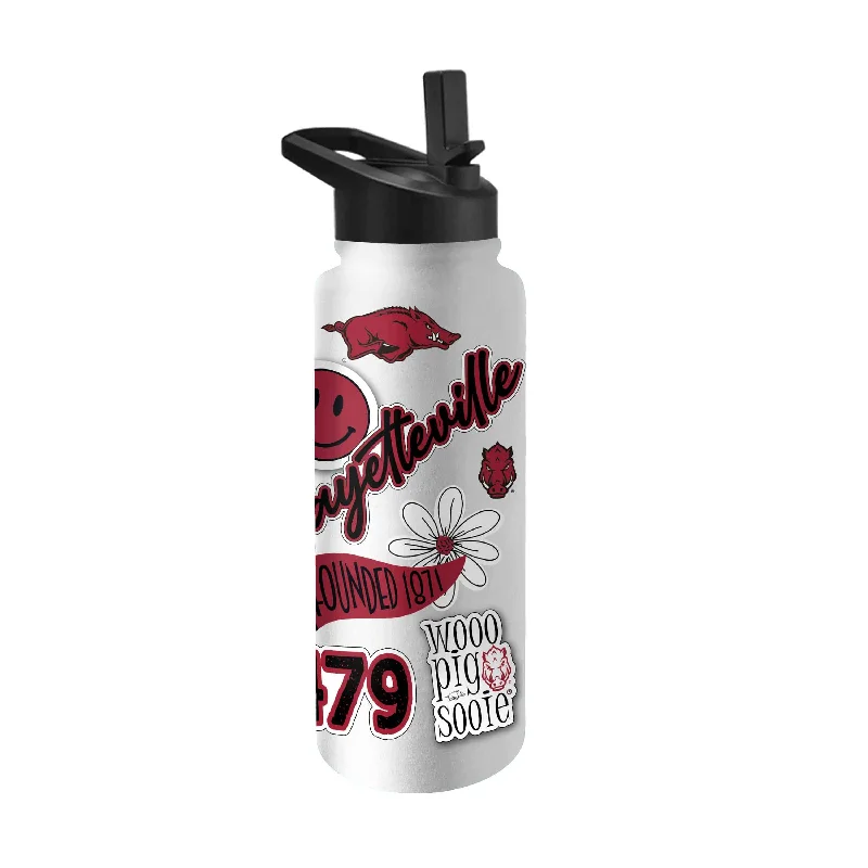 Arkansas 34oz Native Quencher Bottle