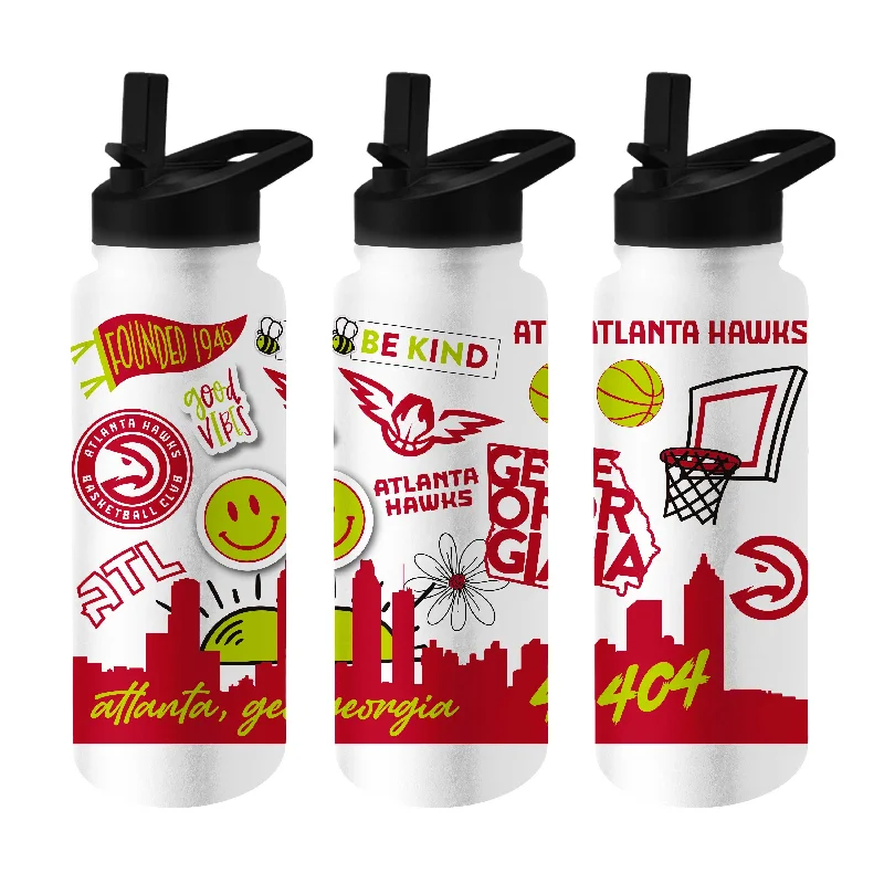 Atlanta Hawks 34oz Native Quencher Bottle