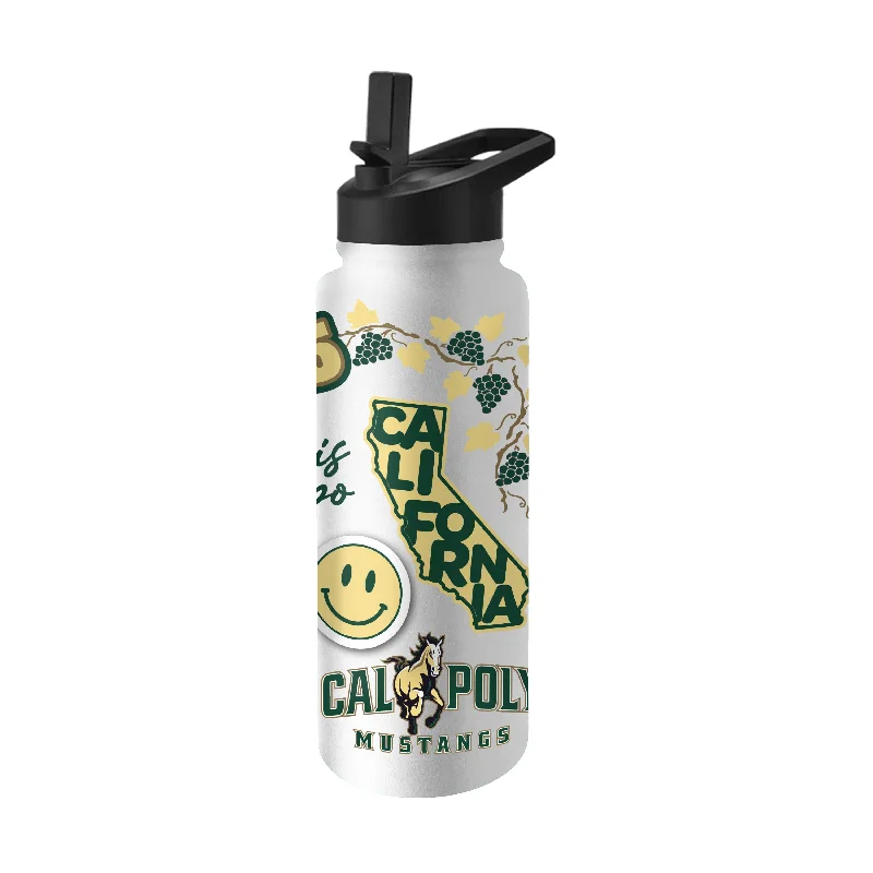 California Poly 34oz Native Quencher Bottle