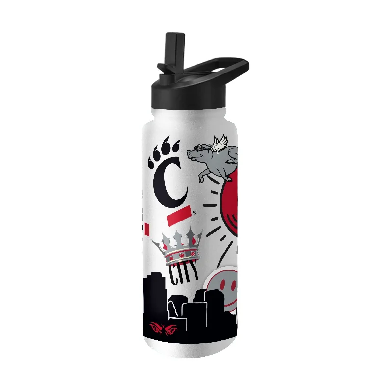 Cincinnati 34oz Native Quencher Bottle