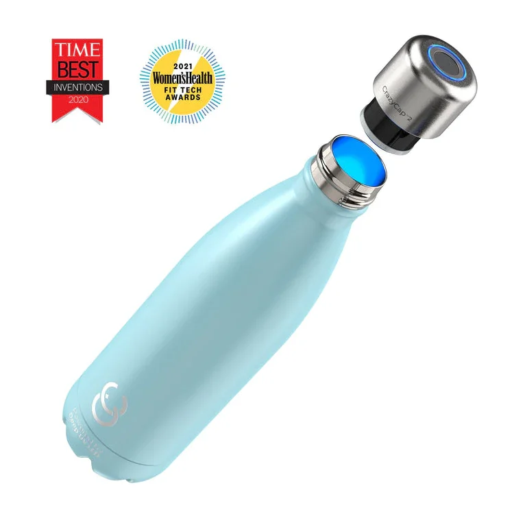 CrazyCap 500ml + UV Purifier Water Bottle 500ml