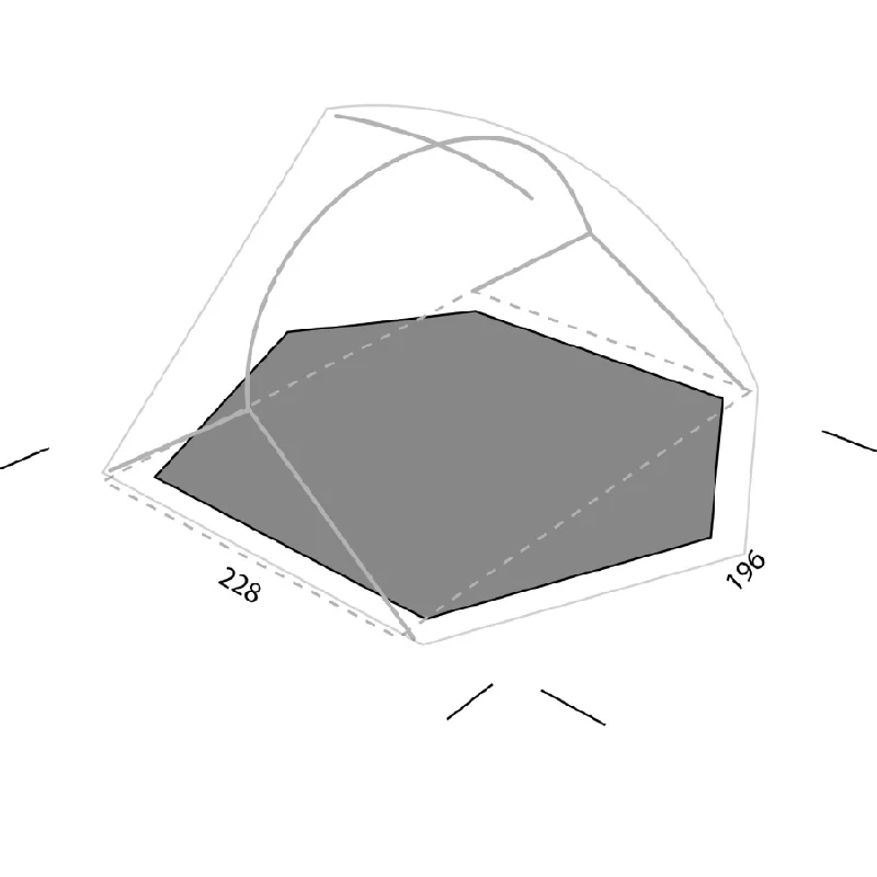 Exped Lyra II 2 Person Tent Footprint