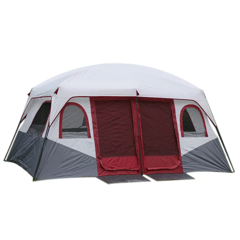 Family Camping Tents Waterproof Cabin Outdoor Tent for 8 10 12 Person Event Marquee Tents