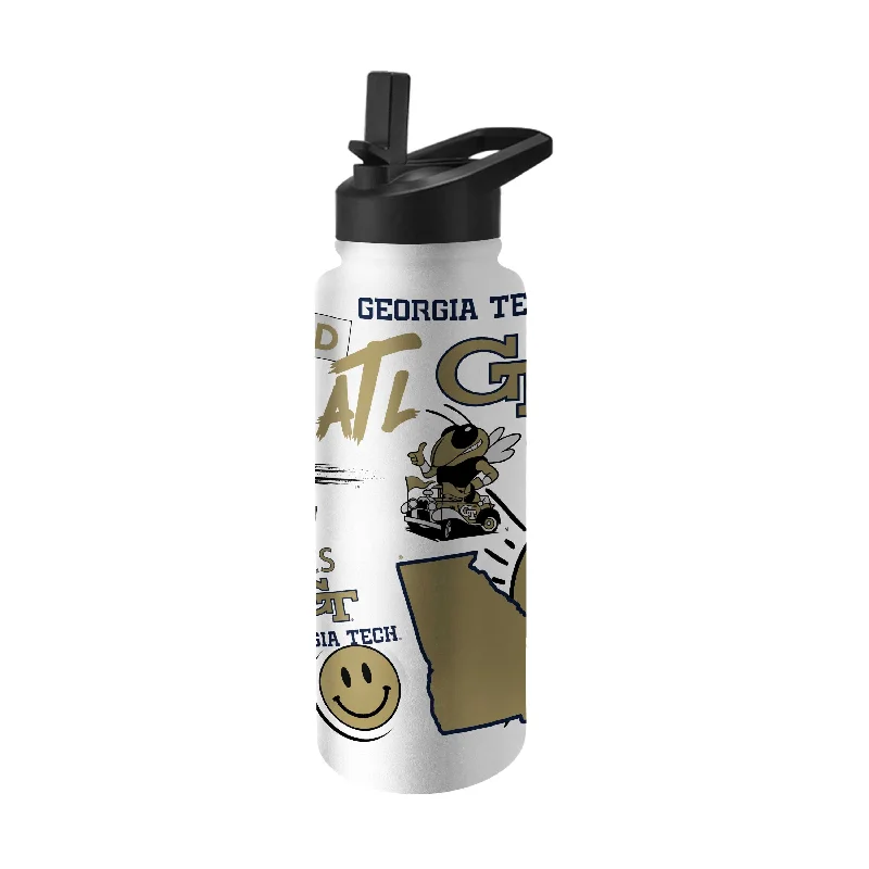 Georgia Tech 34oz Native Quencher Bottle