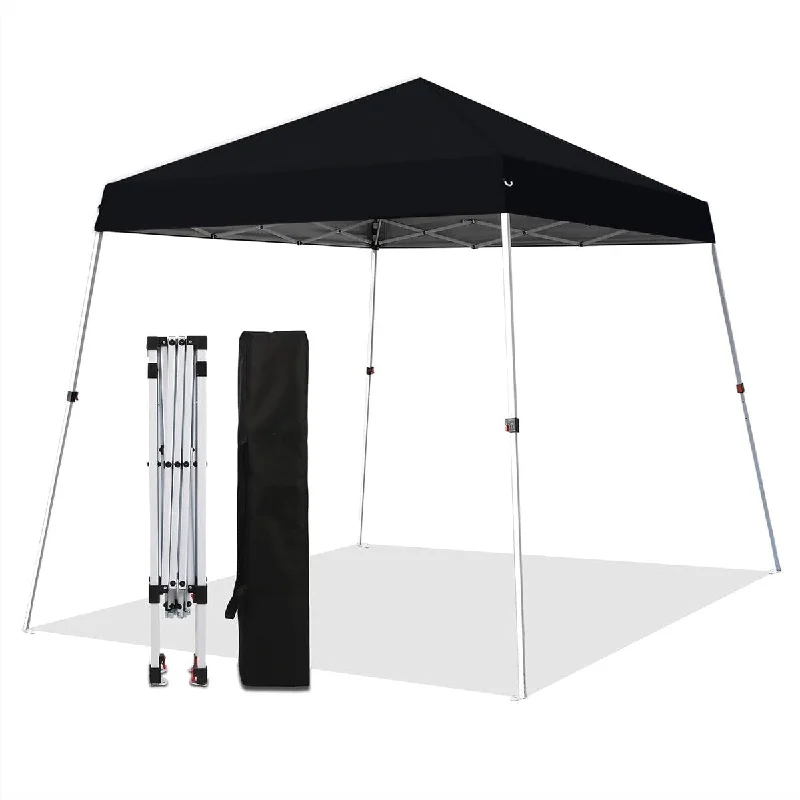 Instant Pop Up Shelter, 8X8 FT Top Shelter Tents, Black