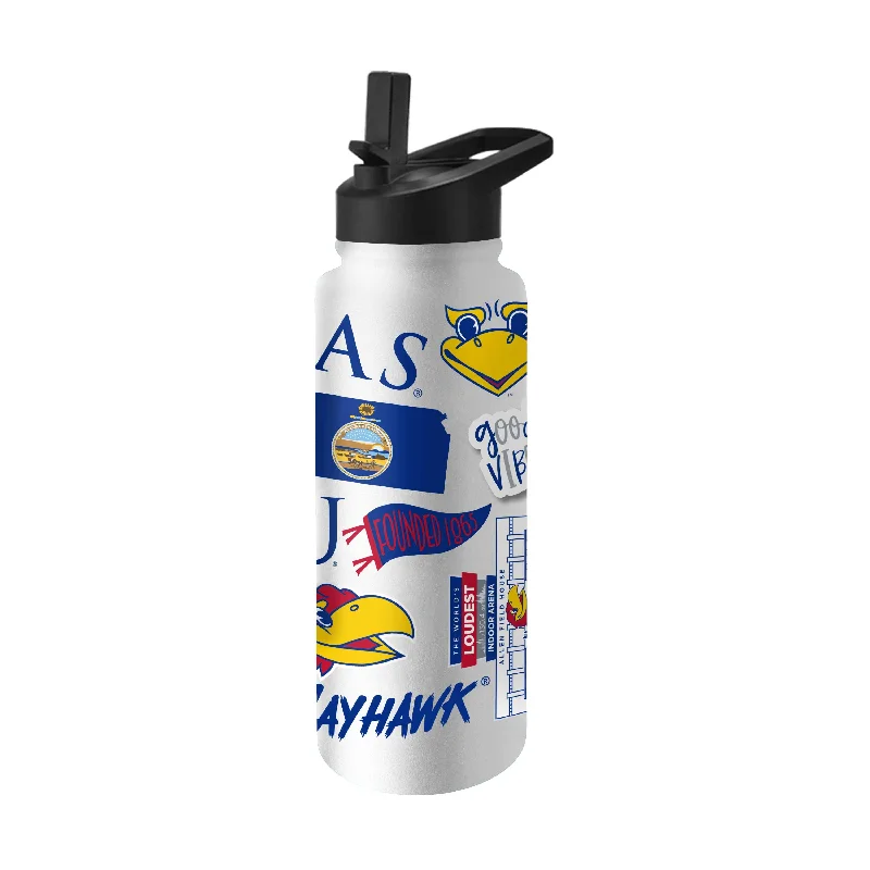 Kansas 34oz Native Quencher Bottle