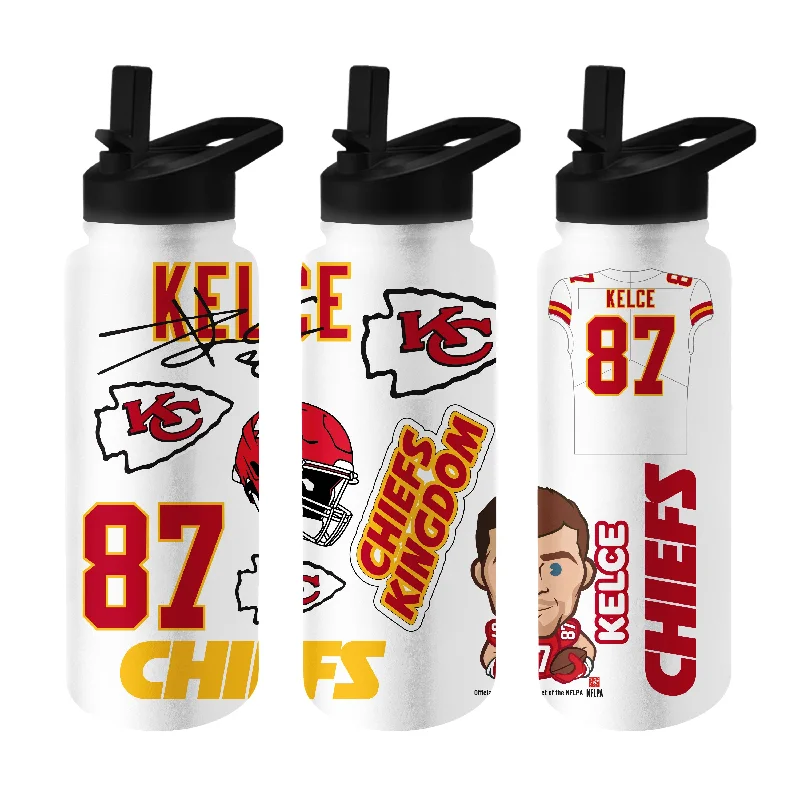 Kansas City Chiefs Travis Kelce 34oz Native Quencher Bottle