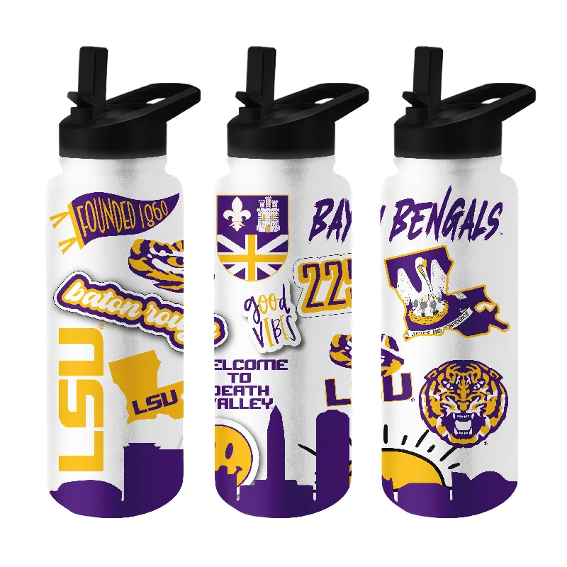 LSU 34oz Native Quencher Bottle