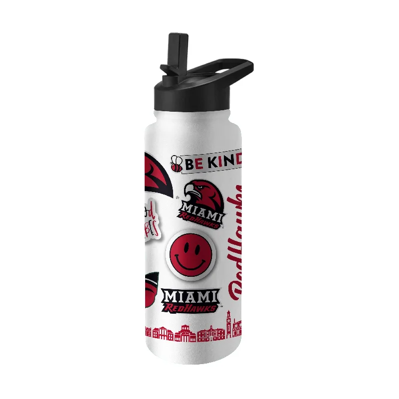 Miami Ohio 34oz Native Quencher Bottle