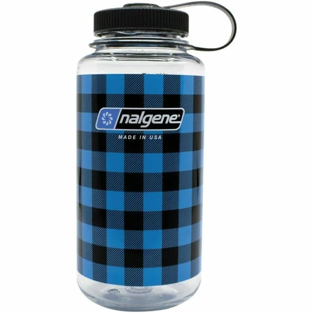 Nalgene Blue Plaid 32 Oz