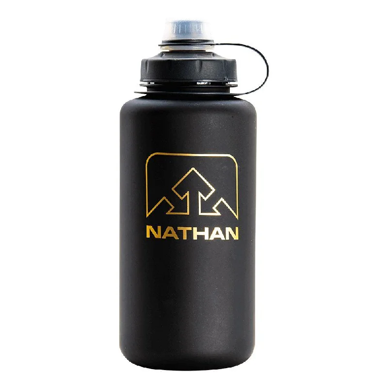 Nathan BigShot Bottle 1L Black/Gold