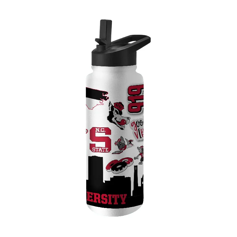 NC State Vault 34oz Native Quencher Bottle