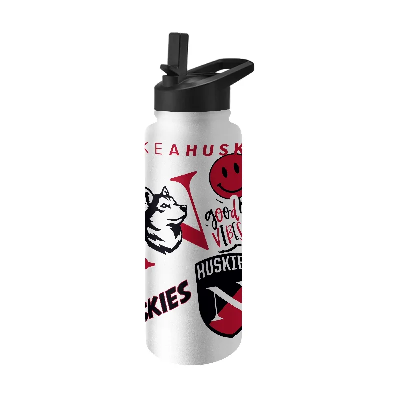 Northeastern 34oz Native Quencher Bottle