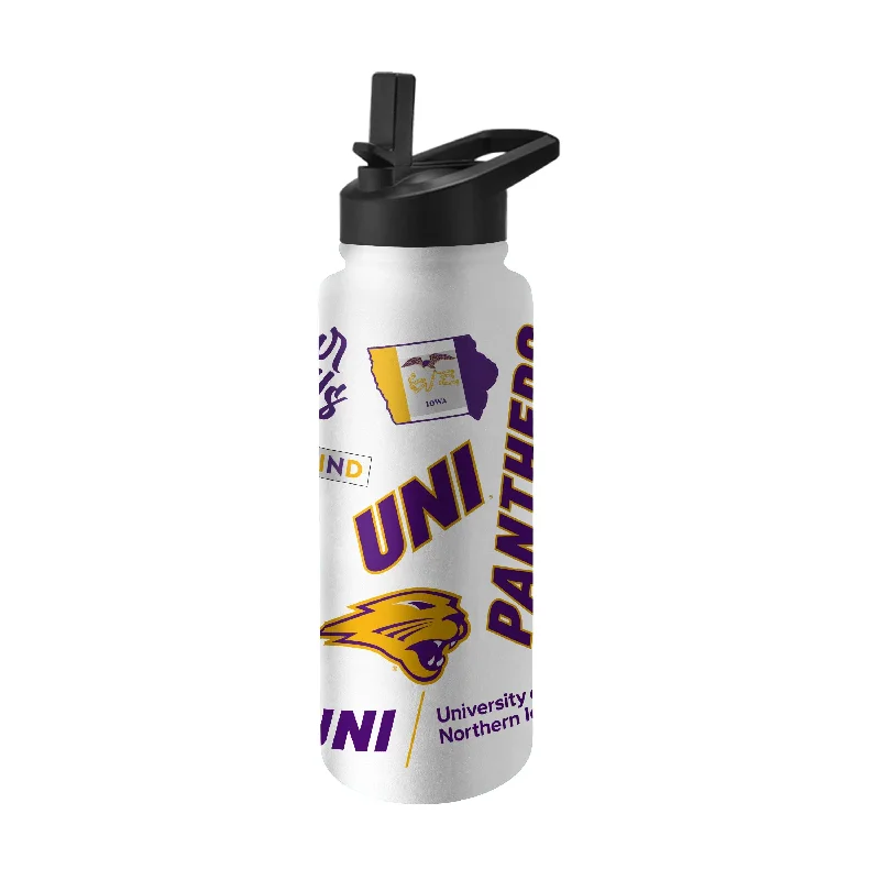 Northern Iowa 34oz Native Quencher Bottle