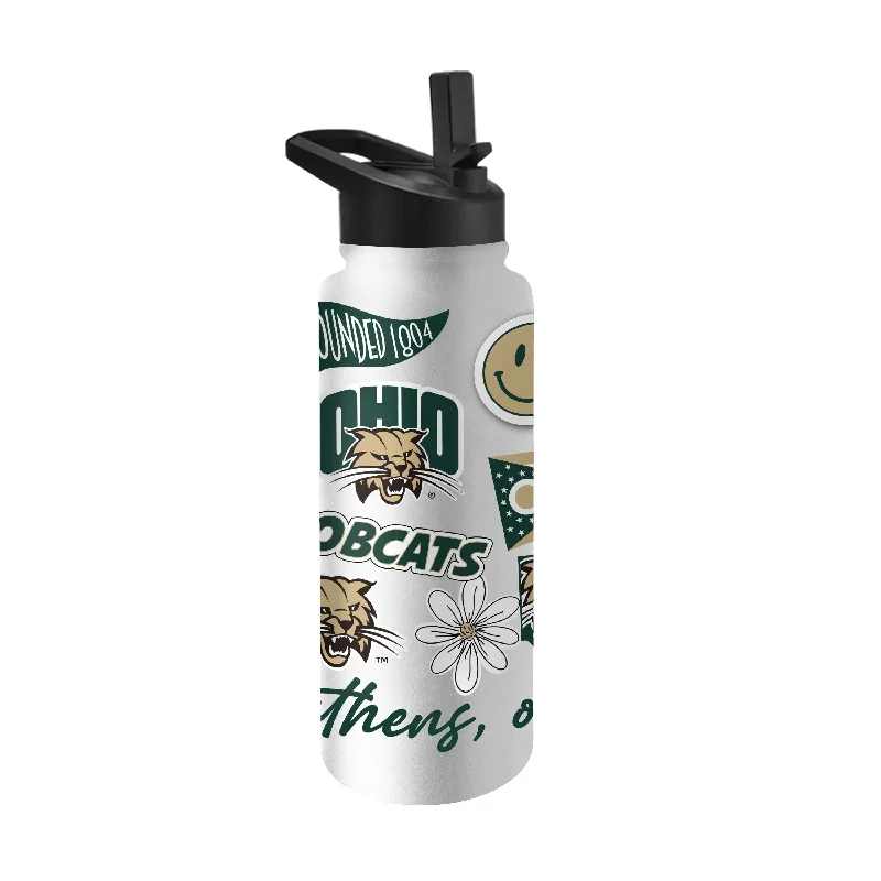 Ohio Bobcats 34oz Native Quencher Bottle