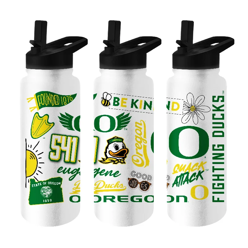 Oregon 34oz Native Quencher Bottle