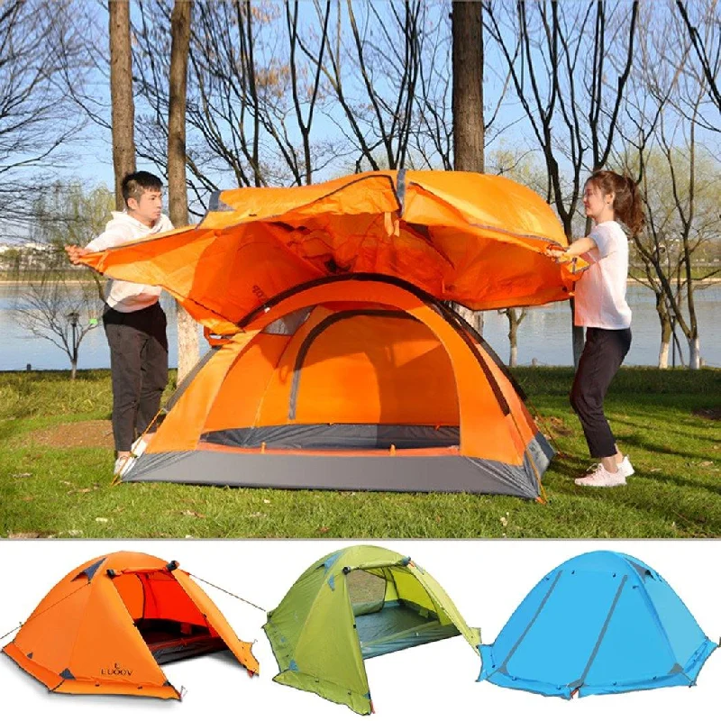 Outdoor Camping Tent Durable Waterproof Tents 2/4 Person