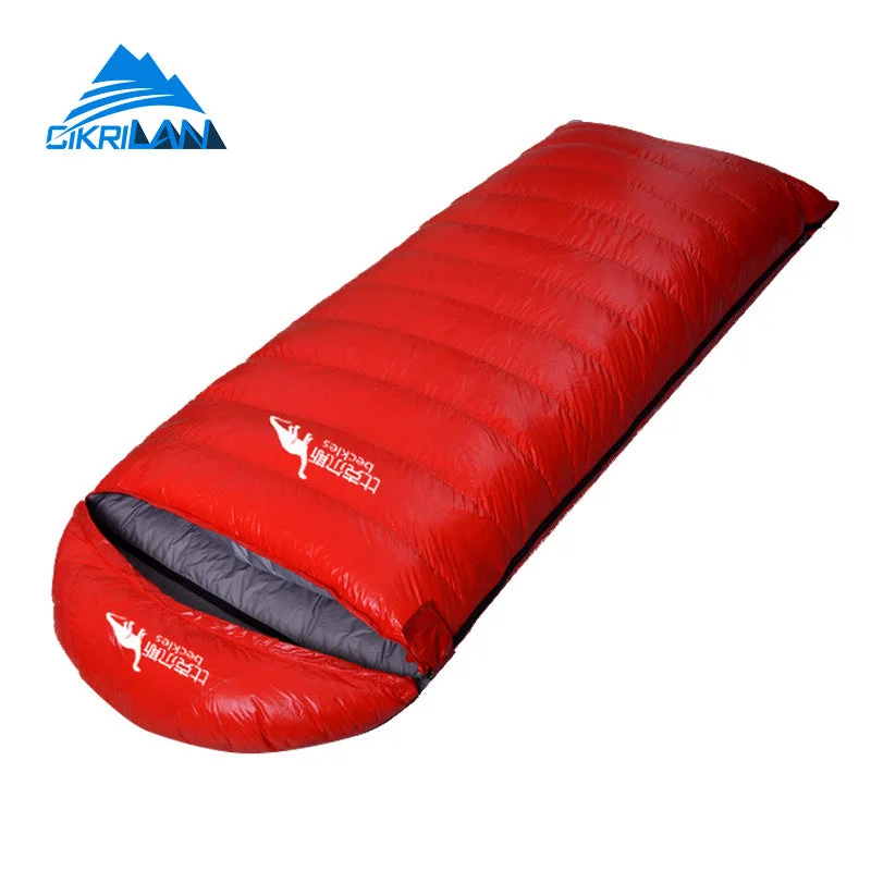 Outdoor Hiking Camping Warm Duck Down Sleeping Bag Ultralight Water Resistant