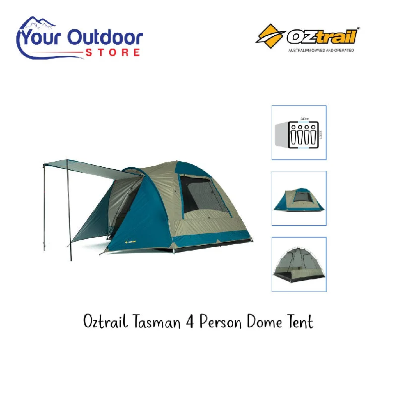 Oztrail Tasman 4 Person Dome Tent