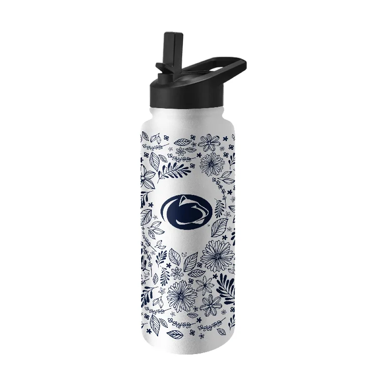 Penn State Quencher Botanical Flip Top Water Bottle