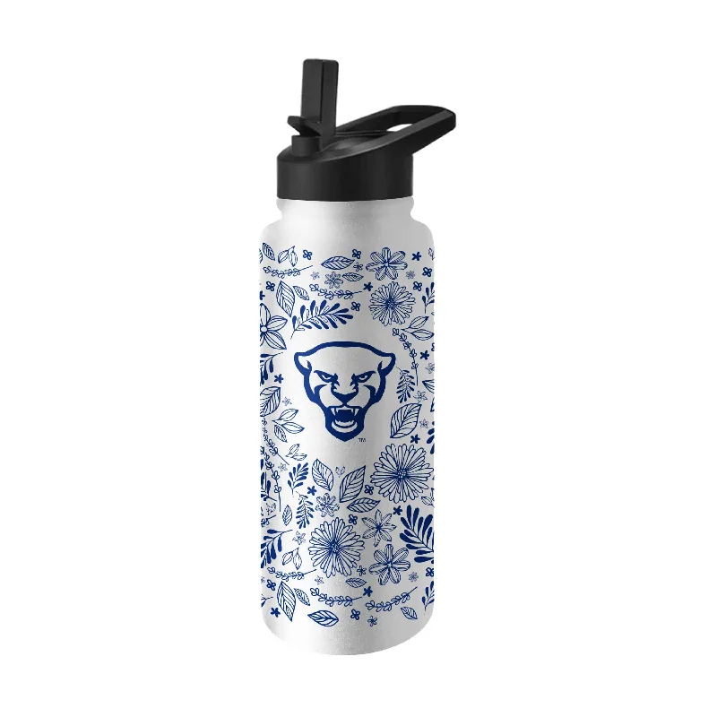 Pittsburgh Quencher Botanical Flip Top Water Bottle