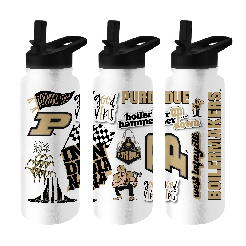 Purdue 34oz Native Quencher Bottle