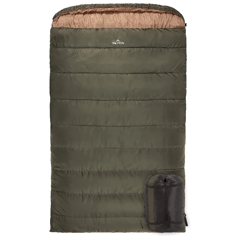 Queen-Size Double Sleeping Bag; Cold Weather Rated