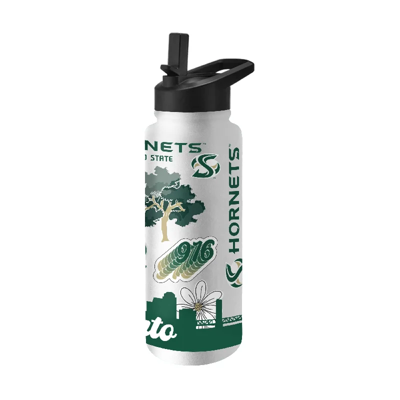 Sacramento State 34oz Native Quencher Bottle