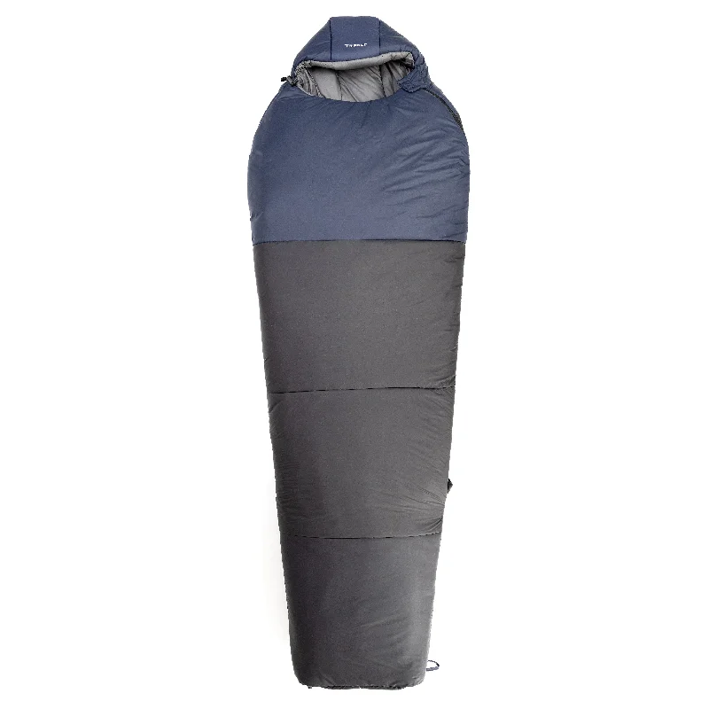 Tripole Shivalik Indoor and Outdoor Sleeping Bag for Hiking, Trekking and Travelling | Mummy Shape | 3 Year Warranty  (-10°C Black)