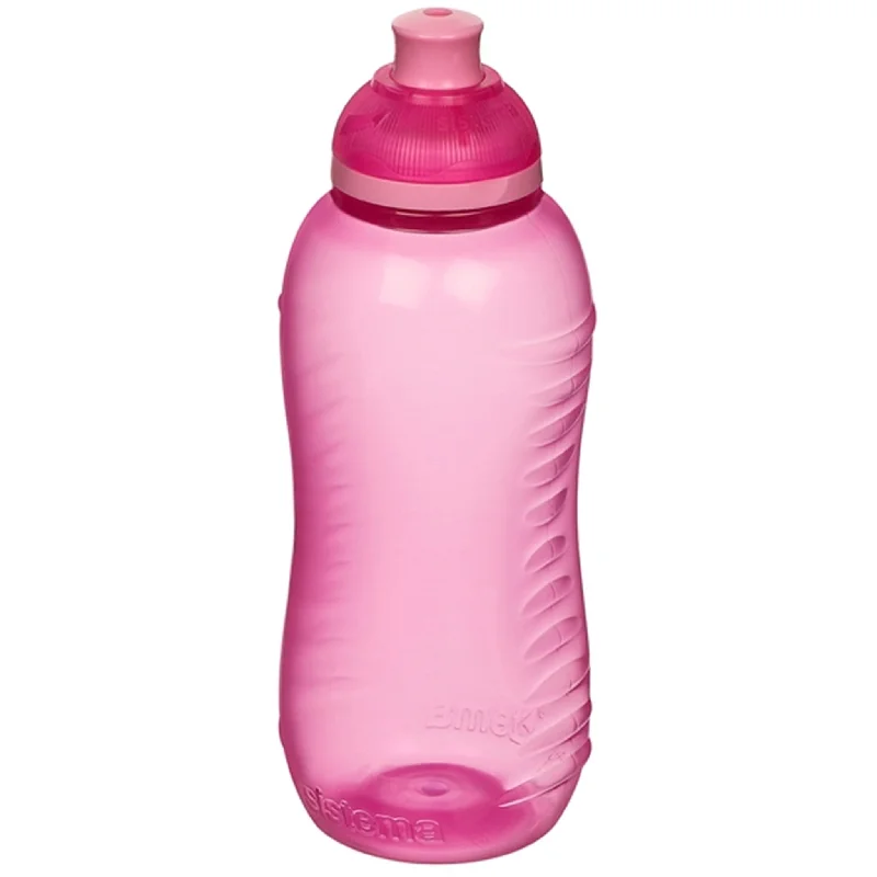 Sistema Twist 'n' Sip Water Bottle 330 ml Pink