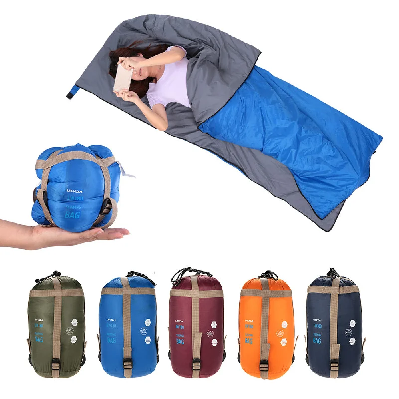 Sleeping Bag Lazy Bag Envelope Square Camping Sleeping Bag Hiking