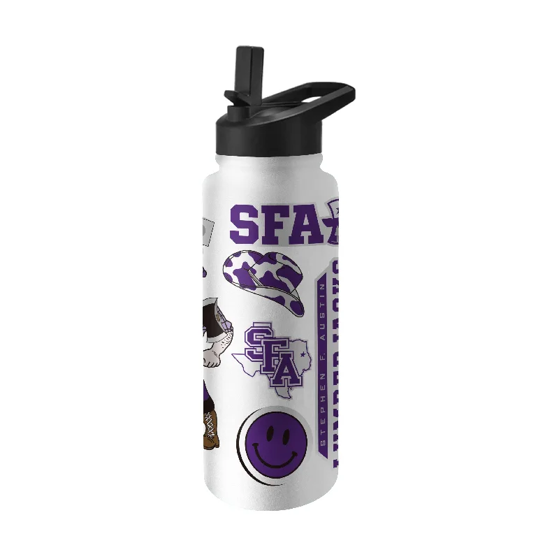 Stephen F Austin 34oz Native Quencher Bottle