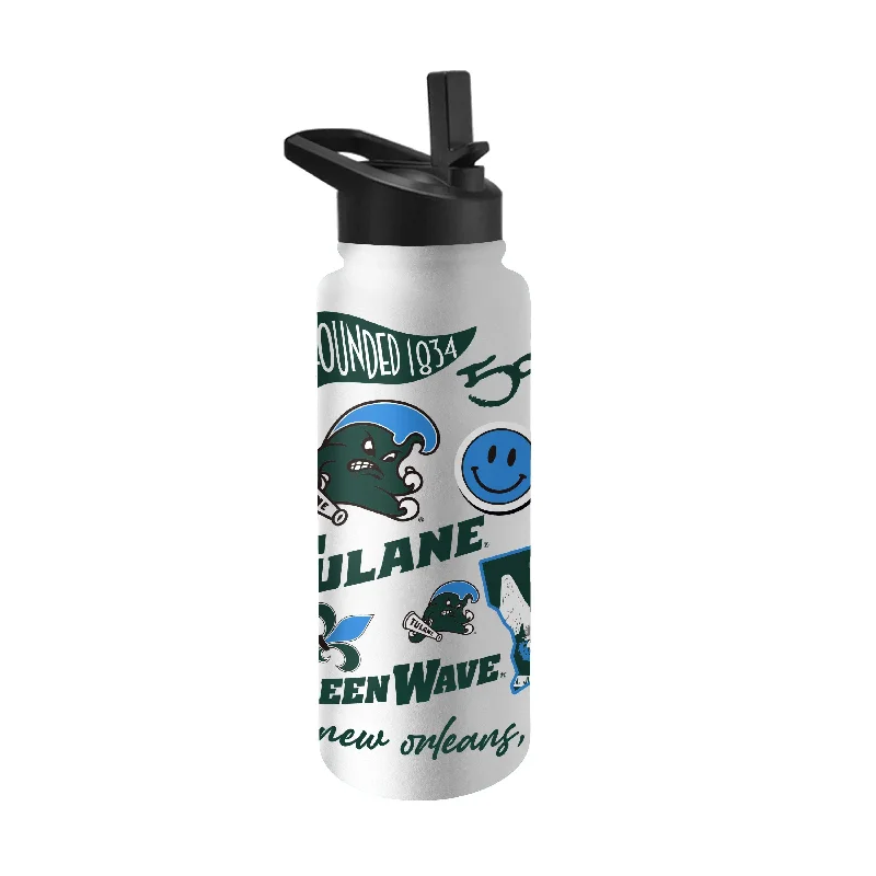 Tulane 34oz Native Quencher Bottle