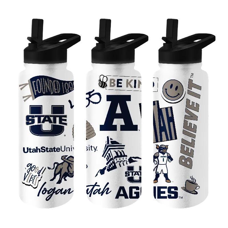 Utah State 34oz Native Quencher Bottle