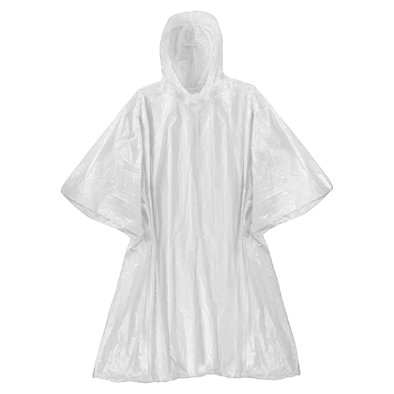 Disposable Rain Ponchos - Clear