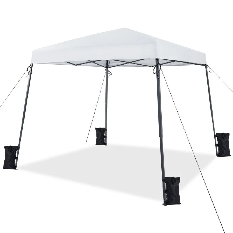 Yaheetech Pop-Up Canopy Tent with Carrying Bag Sandbag Ropes Pegs