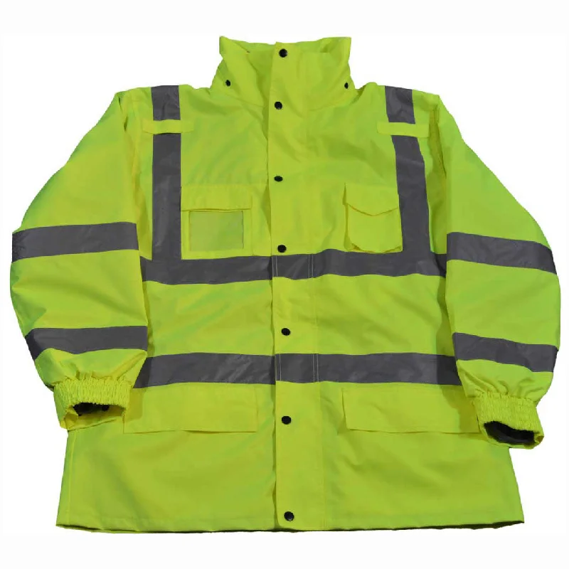 LPJ3IN1-C3 High-Vis Lime ANSI Class 3 Waterproof 3-IN-1 Thermal Parka Jacket