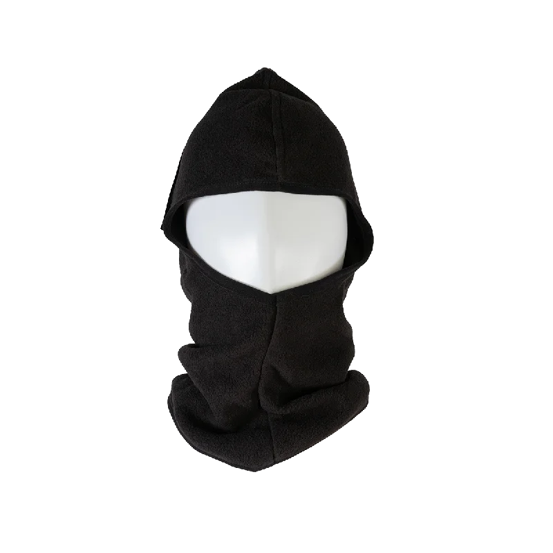 BMSK-S1 Balaclava Fleece Head Wear Ski Mask & Hardhat Liner, Black, One Size