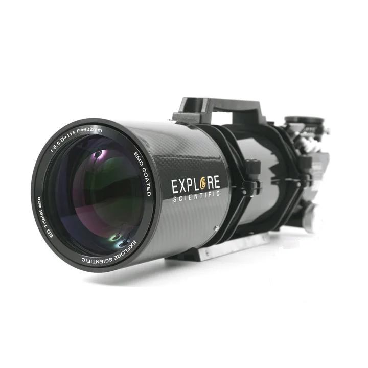 Explore Scientific Carbon Fiber ED115 APO Triplet FPL53 W/ 3" Starlight Focuser