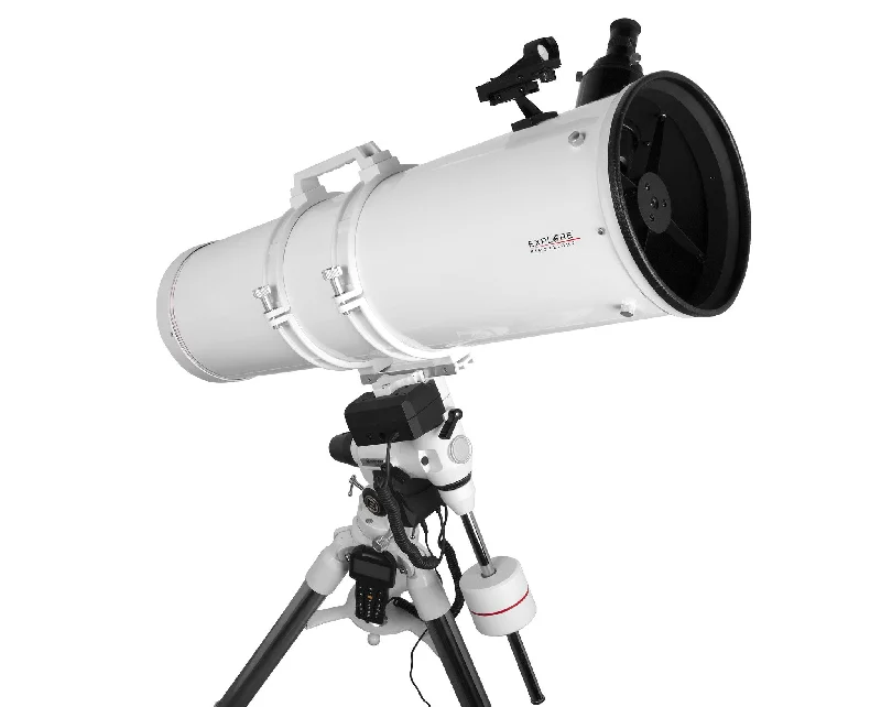 FirstLight N203mm White Tube Newtonian with EXOS-2 GoTo Mount (FL-N2031000EXOS2GT)