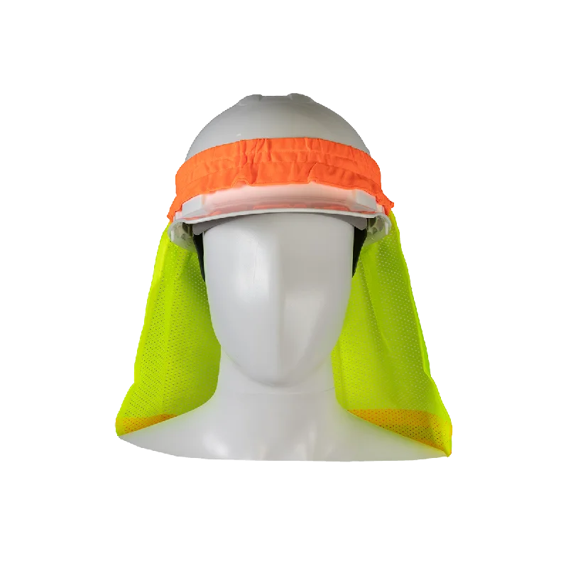 HNS High Visibility Neck Sun Shield for Hard Hats