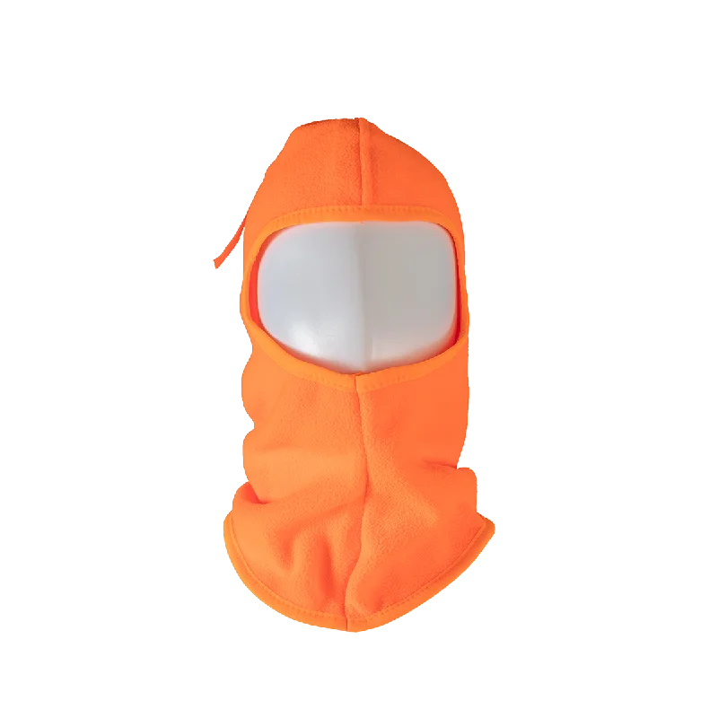 OMSK-S1 Balaclava Fleece Head Wear Ski Mask & Hardhat Liner, Orange, One Size